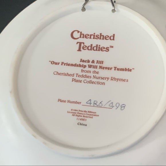 Cherished Teddies Accents Jack Jill Our Friendship Will Never